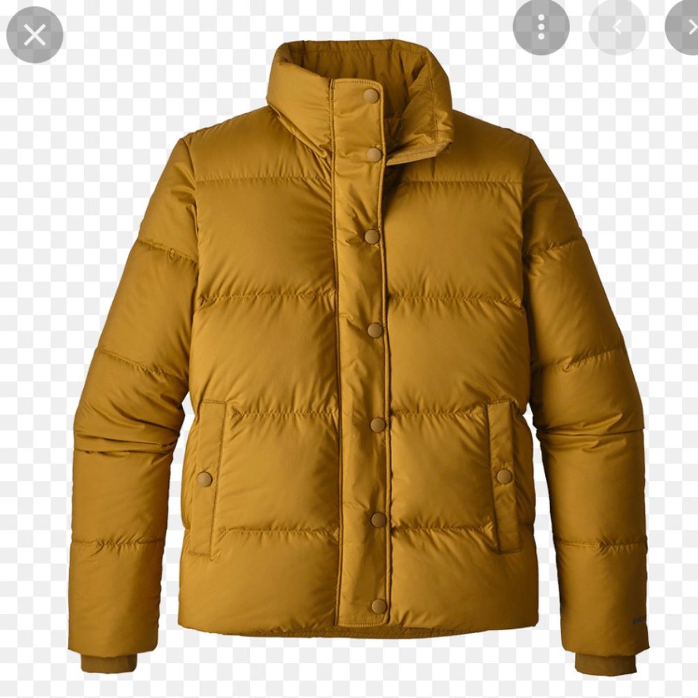 Patagonia Silent Down Jacket Women's mustard yellow - Size Small